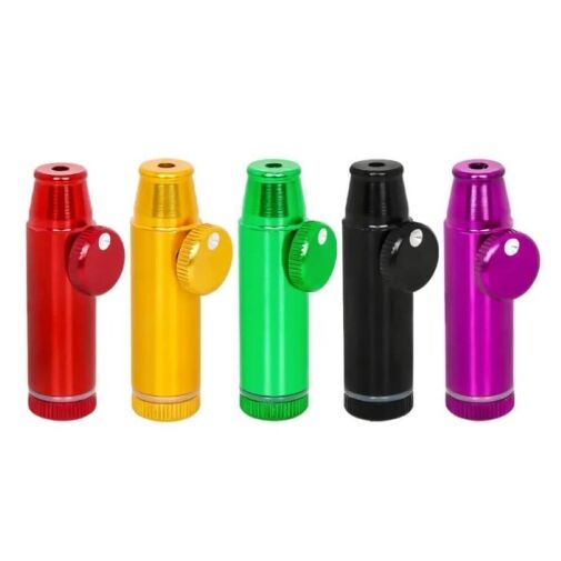 Premium Machined Aluminum Snuff Bullet "The Rocket" - 01