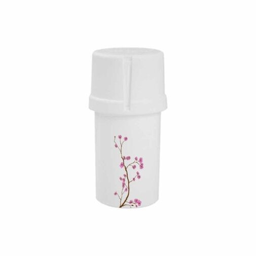 The Medtainer Storage w/ Grinder "Serenity" - 20 Dram / White / 3