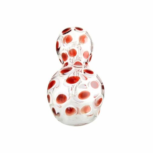 4:20 Generic Label 6.5" Red Dot Hammer Bubbler / 2