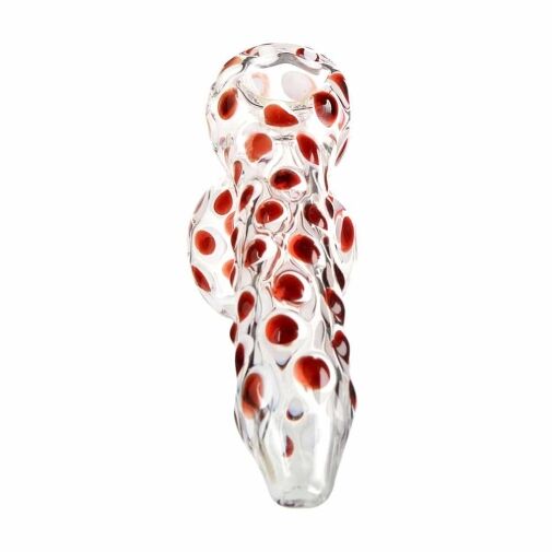 4:20 Generic Label 6.5" Red Dot Hammer Bubbler / 4