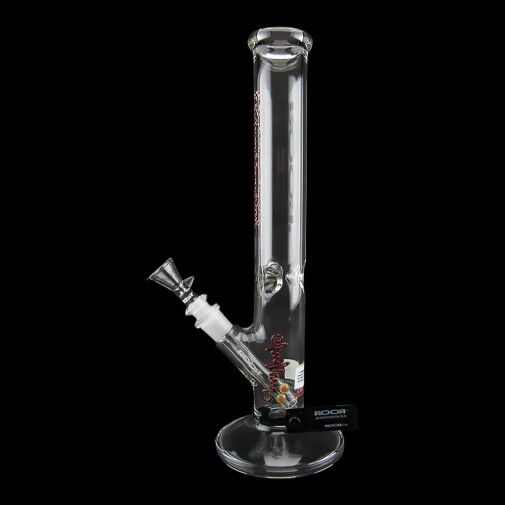 Roor Classic Straight Tube Bong 14 Inch - Cheetah 01