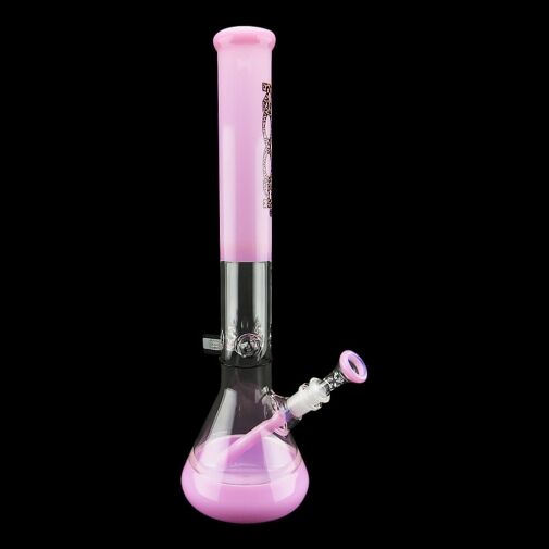 ROOR Custom Classic 18" Beaker Water Pipe 50mm x 5mm - Pink - 006