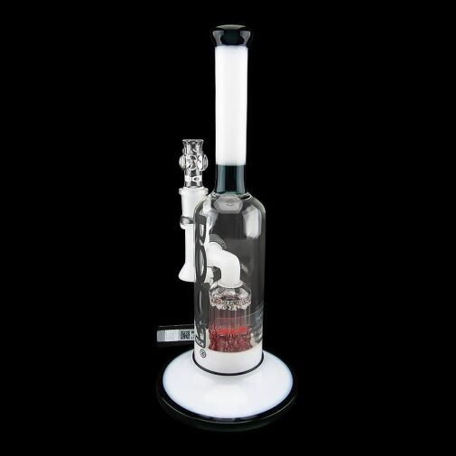 ROOR Tech 12" Fixed Stemless Bubbler - Jade & White - 002