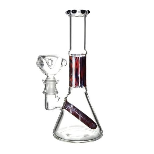 7" Black & Reversible Water Pipe - 01