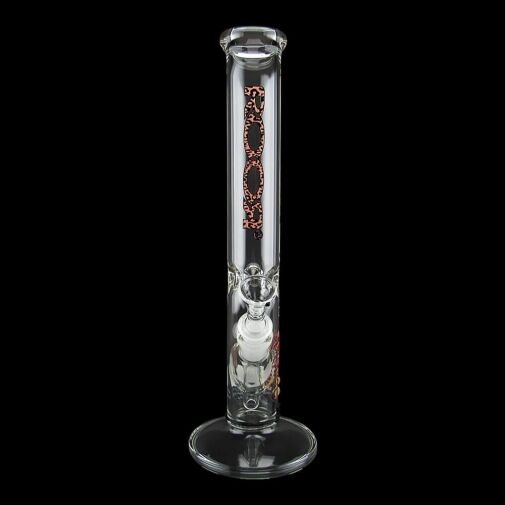 Roor Classic Straight Tube Bong 14 Inch - Cheetah 07