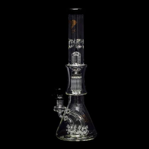 Diamond Glass Sea Mine Beaker Water Pipe - 06