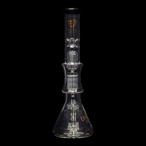 Diamond Glass Sea Mine Beaker Water Pipe - 07