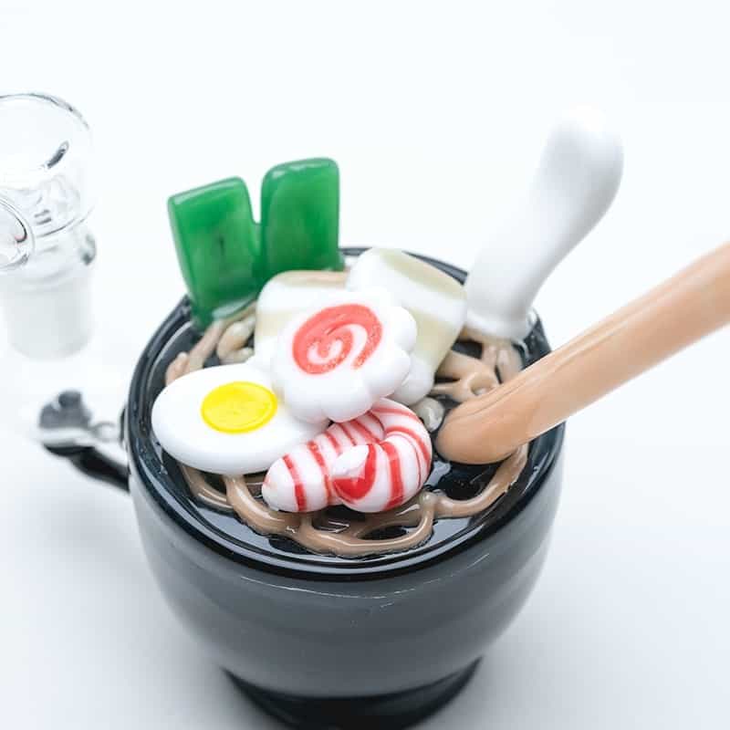 Empire Glassworks 6" Mini Rig Bowl of Noodles w/ Opal Bowl / 2