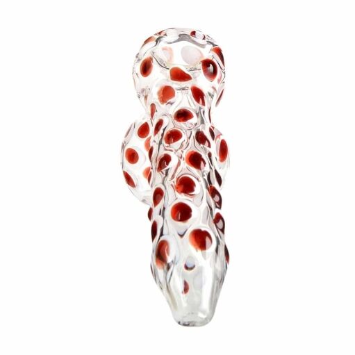 4:20 Generic Label 6.5" Red Dot Hammer Bubbler / 4