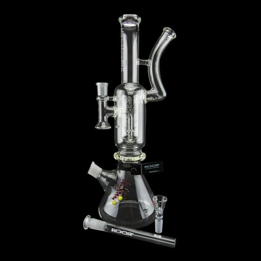 ROOR X Eleven30 2-in-1 15" Mini Beaker Water Pipe & Dab Rig - 009