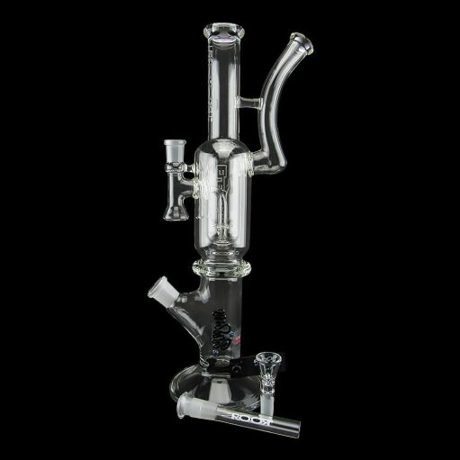ROOR X Eleven30 2-in-1 15" Mini Straight Tube Water Pipe & Dab Rig - 009