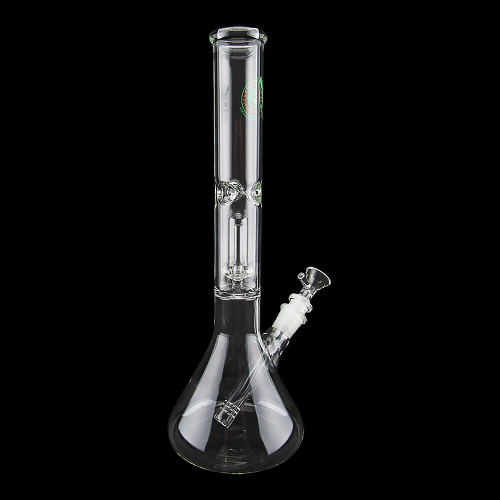 13" Single Showerhead Perc Beaker Water Pipe - 04