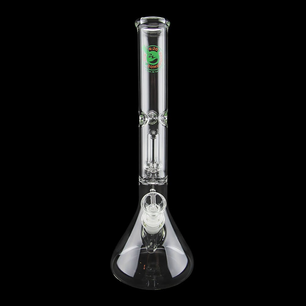 13" Single Showerhead Perc Beaker Water Pipe - 07