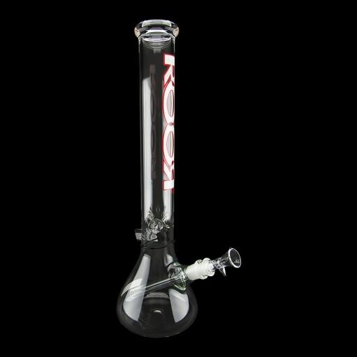 ROOR Classic 18" Beaker Water Pipe 50mm x 5mm - White/Red - 06