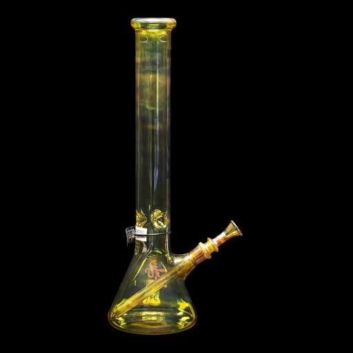 ROOR 18" Beaker Color Changing Water Pipe Silver Fumed - 05