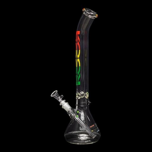 ROOR Classic 18" Beaker Bent Neck "Rasta" 02