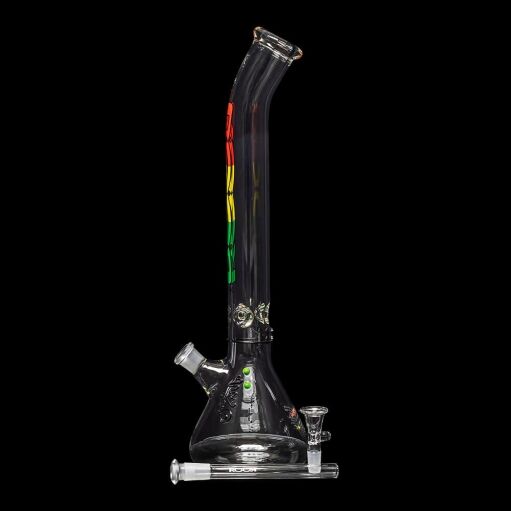 ROOR Classic 18" Beaker Bent Neck "Rasta" 09