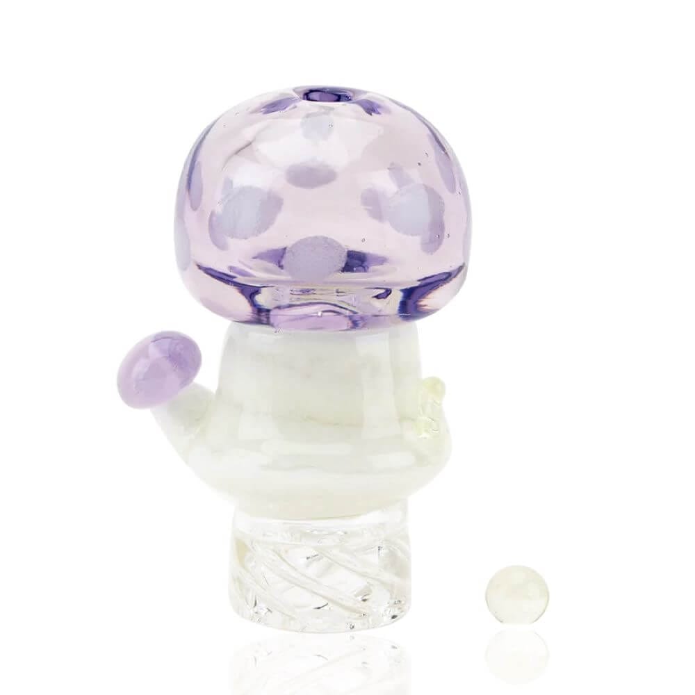 Empire Glassworks Siriously Shrooms Spinner Carb Cap - 04