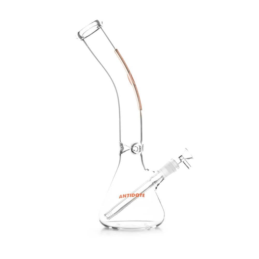 Antidote 17" Bent Neck Beaker Water Pipe - 06