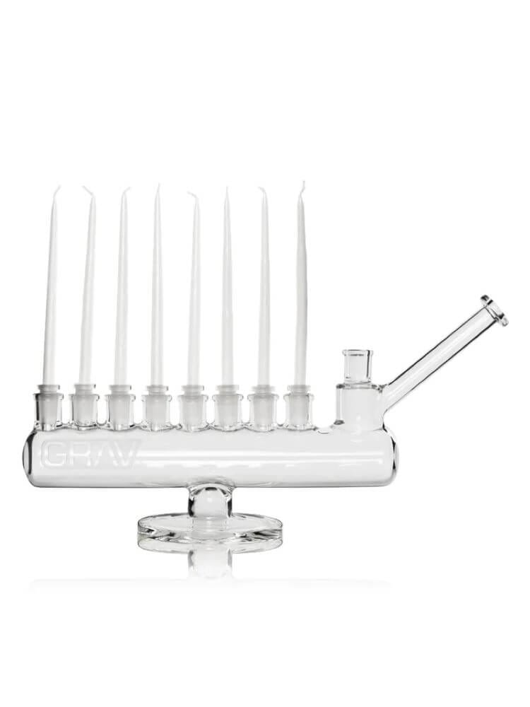 GRAV Menorah Water Pipe w/ Candles