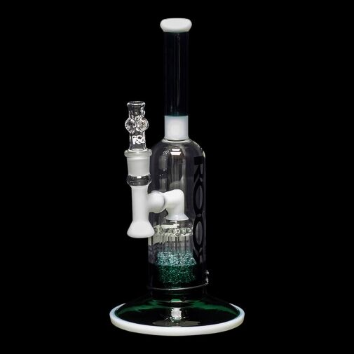 ROOR Tech 12″ Fixed Stemless Bubbler – Jade & White 08