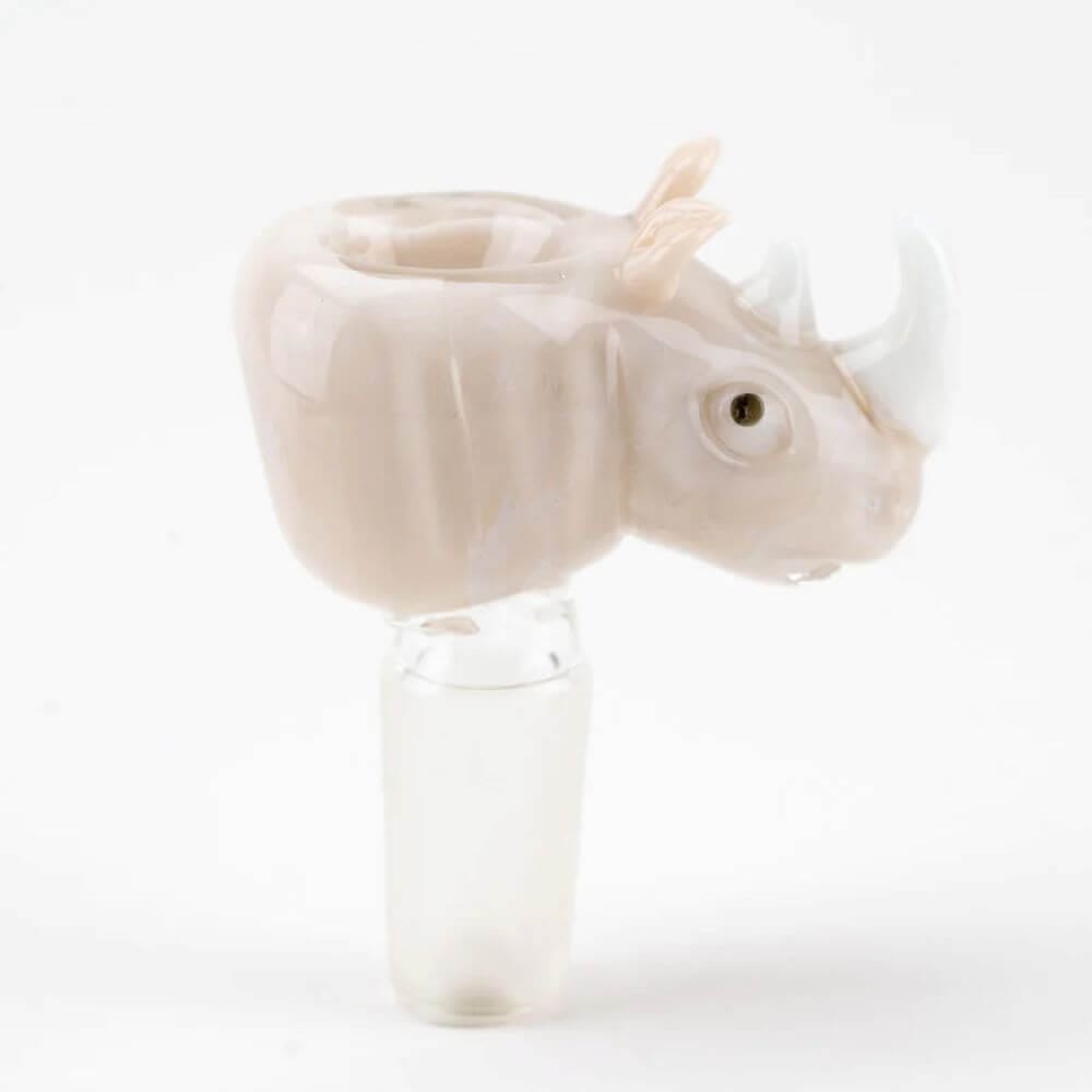 Empire Glassworks 14mm White Rhino Bowl - 03