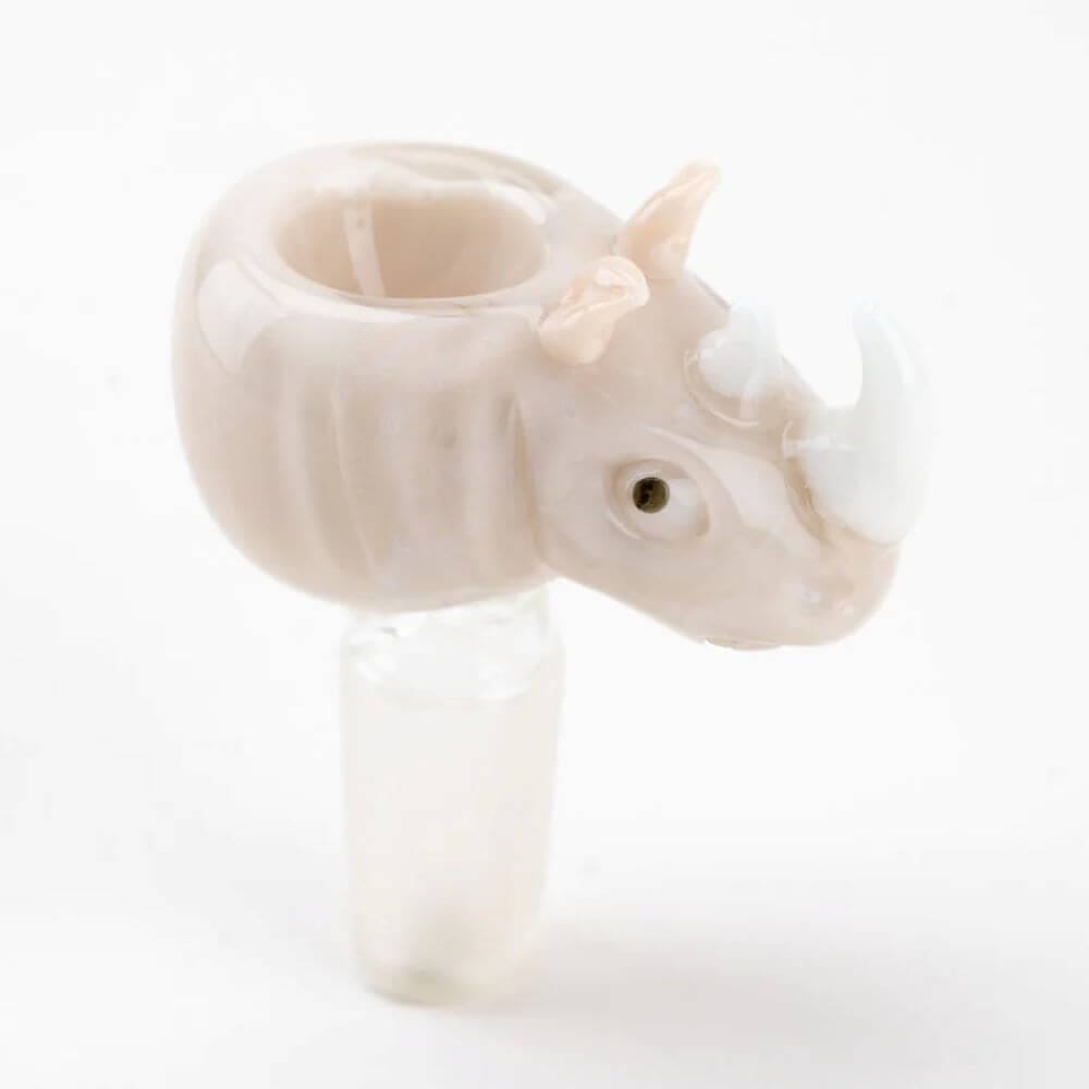 Empire Glassworks 14mm White Rhino Bowl - 05