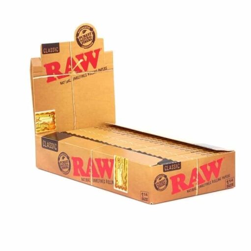Raw Rolling Papers 1-1/4" - 1 pk - Display Box