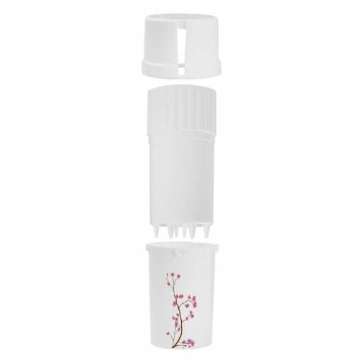The Medtainer Storage w/ Grinder "Serenity" - 20 Dram / White / 2