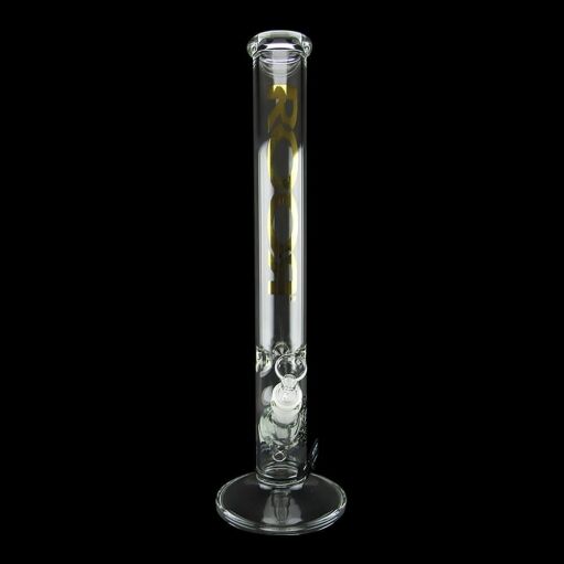 ROOR Classic Straight 18" Water Pipe 50mm x 5mm - Gold - 007