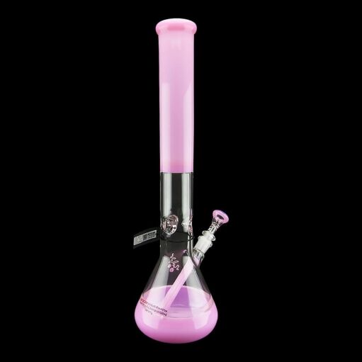 ROOR Custom Classic 18" Beaker Water Pipe 50mm x 5mm - Pink - 004
