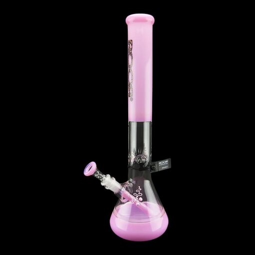 ROOR Custom Classic 18" Beaker Water Pipe 50mm x 5mm - Pink - 008
