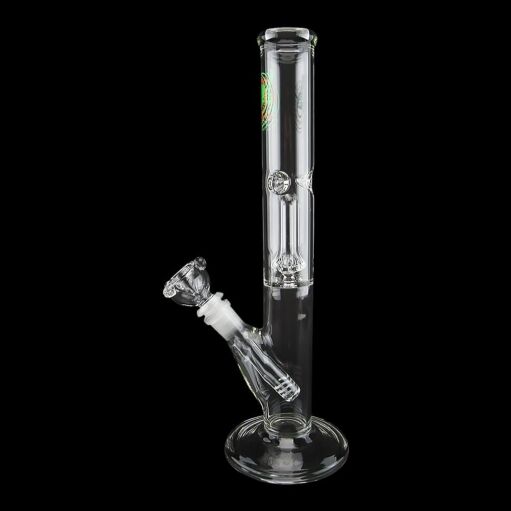12.5" Single Showerhead Perc Straight Tube Water Pipe - 01