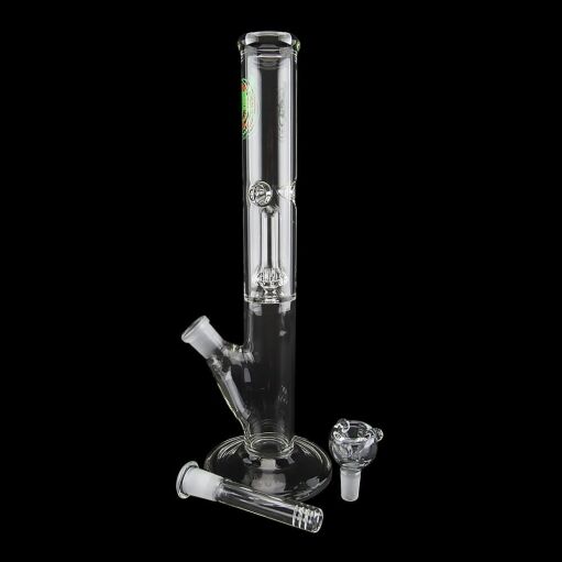 12.5" Single Showerhead Perc Straight Tube Water Pipe - 09