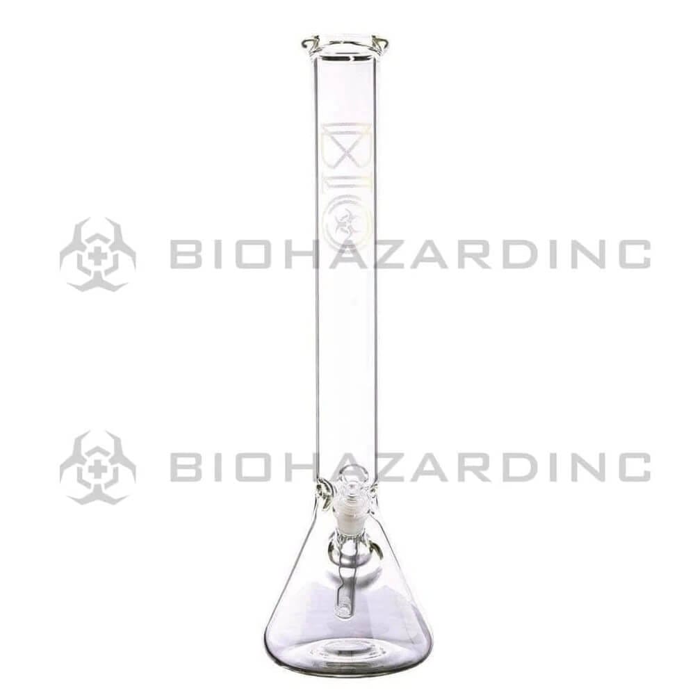 Bio Hazard 18" Classic 50mm x 5mm Beaker Water Pipe - Gold