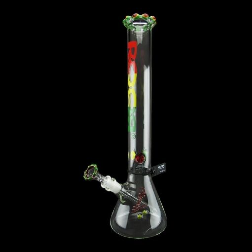 Roor Beaker Rasta Crown 18 Inch 08