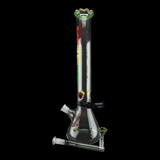 Roor Beaker Rasta Crown 18 Inch 09