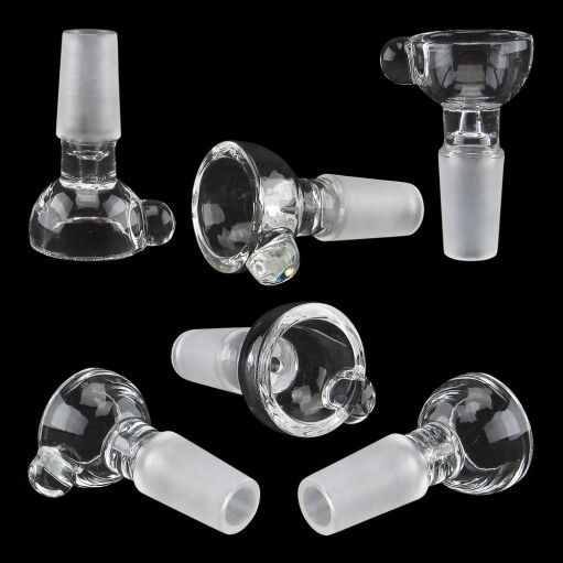 Single Marble Glass Bowl - 14mm Male - 07