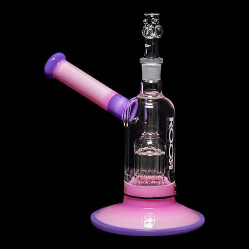 ROOR Tech Fixed 8" 10-Arm Tree Bubbler - Pink & Purple - 02
