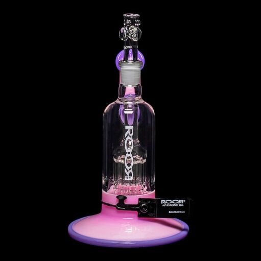 ROOR Tech Fixed 8" 10-Arm Tree Bubbler - Pink & Purple - 03