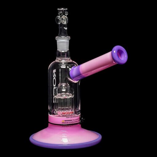 ROOR Tech Fixed 8" 10-Arm Tree Bubbler - Pink & Purple - 06