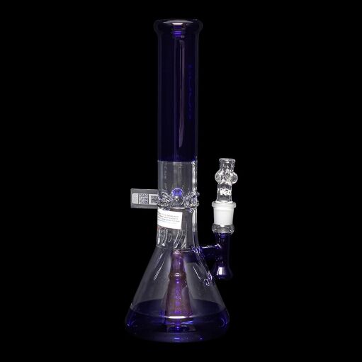 ROOR Tech Mini 14" Fixed Stem Beaker - Blue & Clear - 04