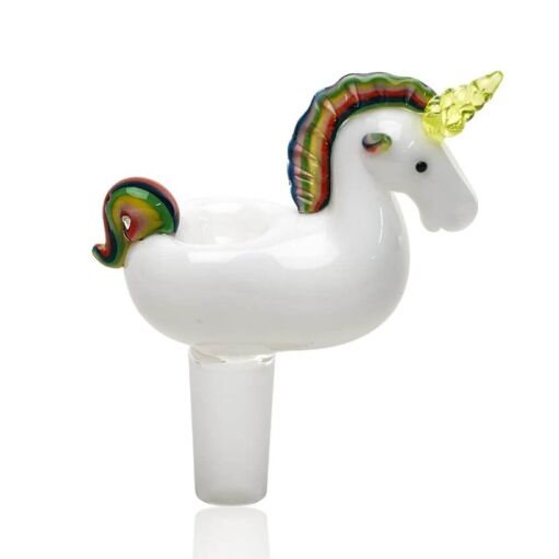 Empire Glassworks 14mm Male Bowl UV Reactive Unicorn - 01