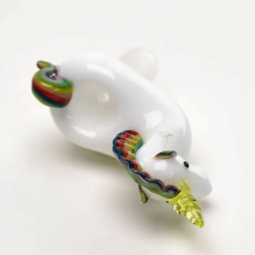 Empire Glassworks 14mm Male Bowl UV Reactive Unicorn - 04