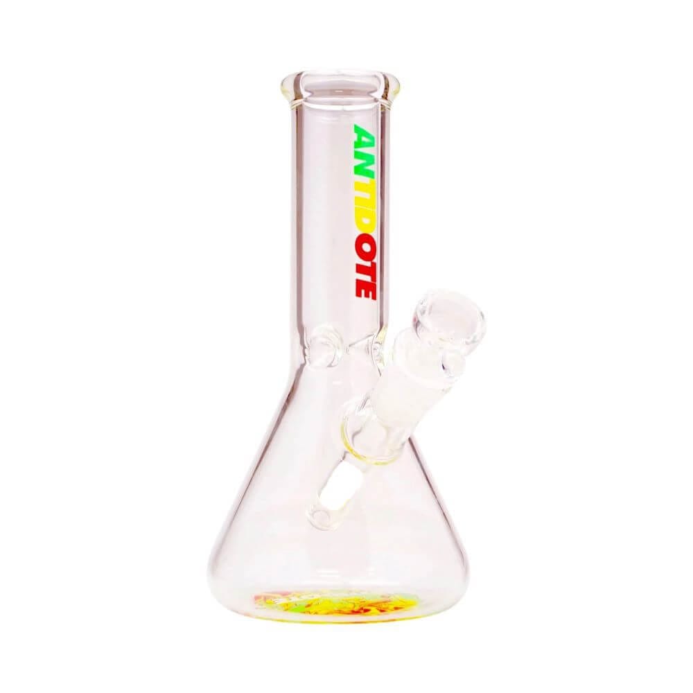 Antidote 8" Scientific Rasta Beaker Water Pipe