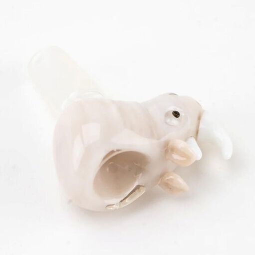 Empire Glassworks 14mm White Rhino Bowl - 02