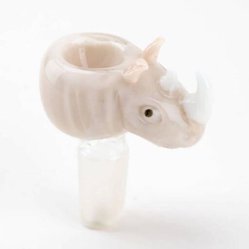 Empire Glassworks 14mm White Rhino Bowl - 05