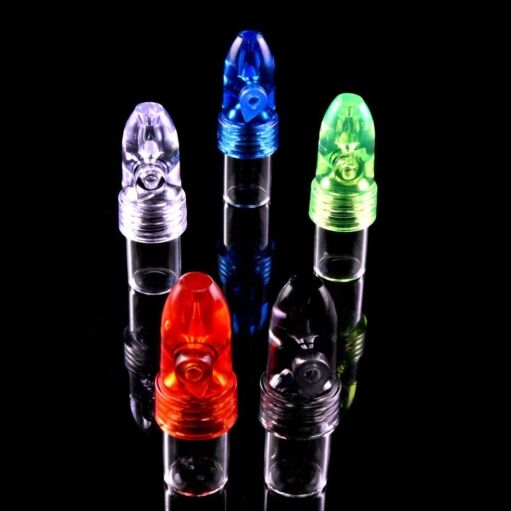 Glass Vial With Snuff Bullet - 02