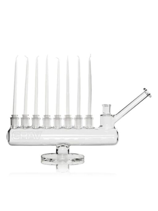 GRAV Menorah Water Pipe w/ Candles