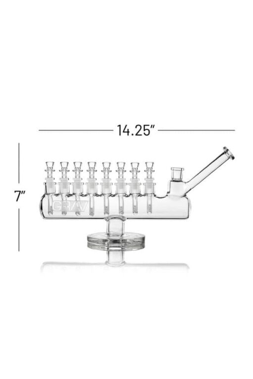 GRAV Menorah Water Pipe 10mm Specs